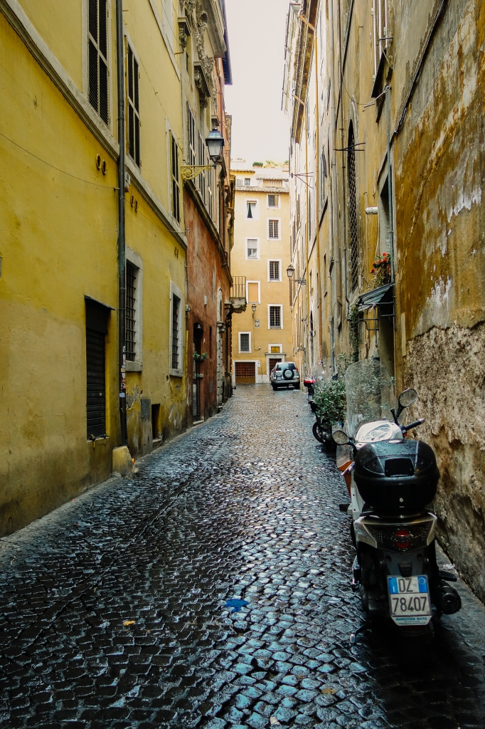 Rome in the rain, Italy