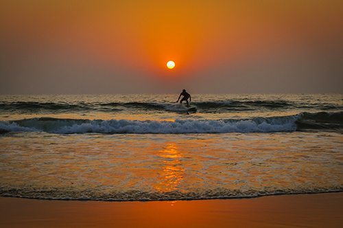 Agonda Beach sunset, Goa, India