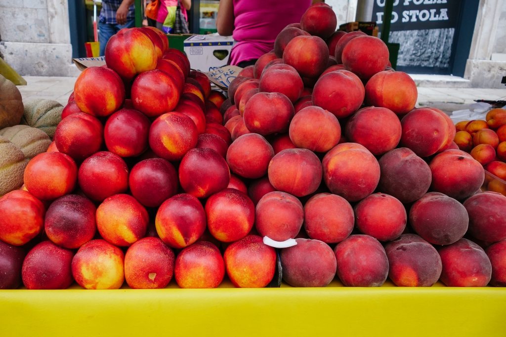 Fresh fruit at Split local market
