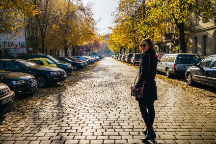 Berlin Autumn street