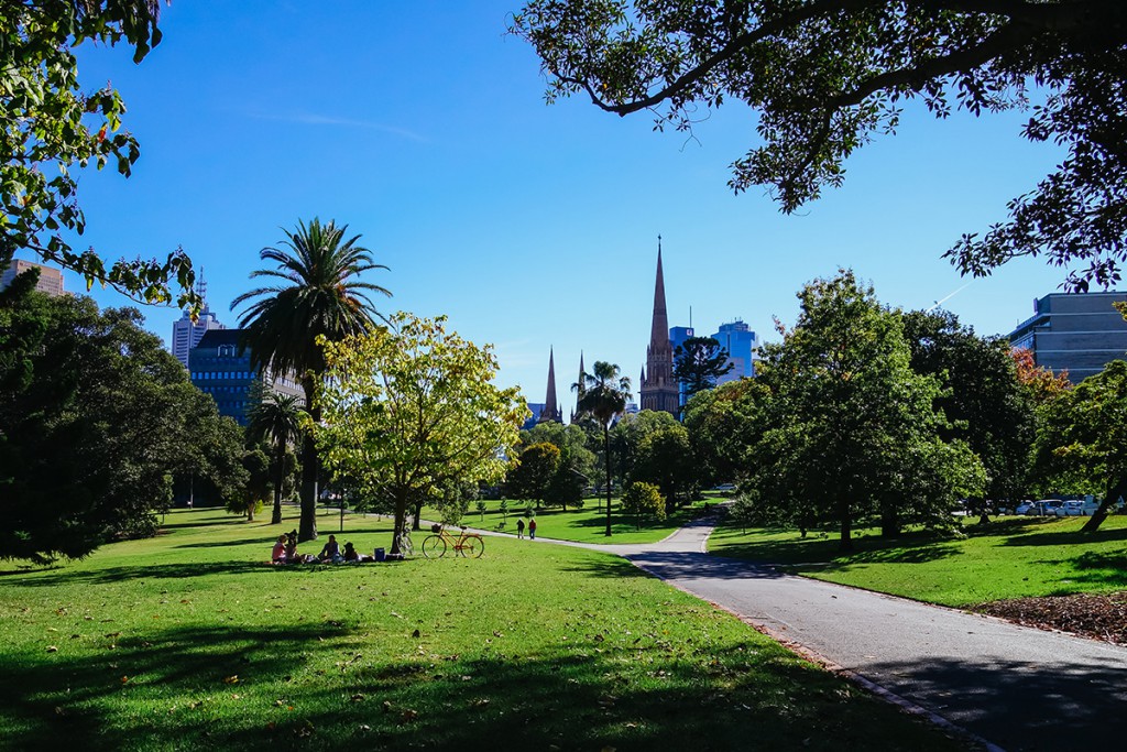 Fitzroy Gardens, Melbourne, Easter