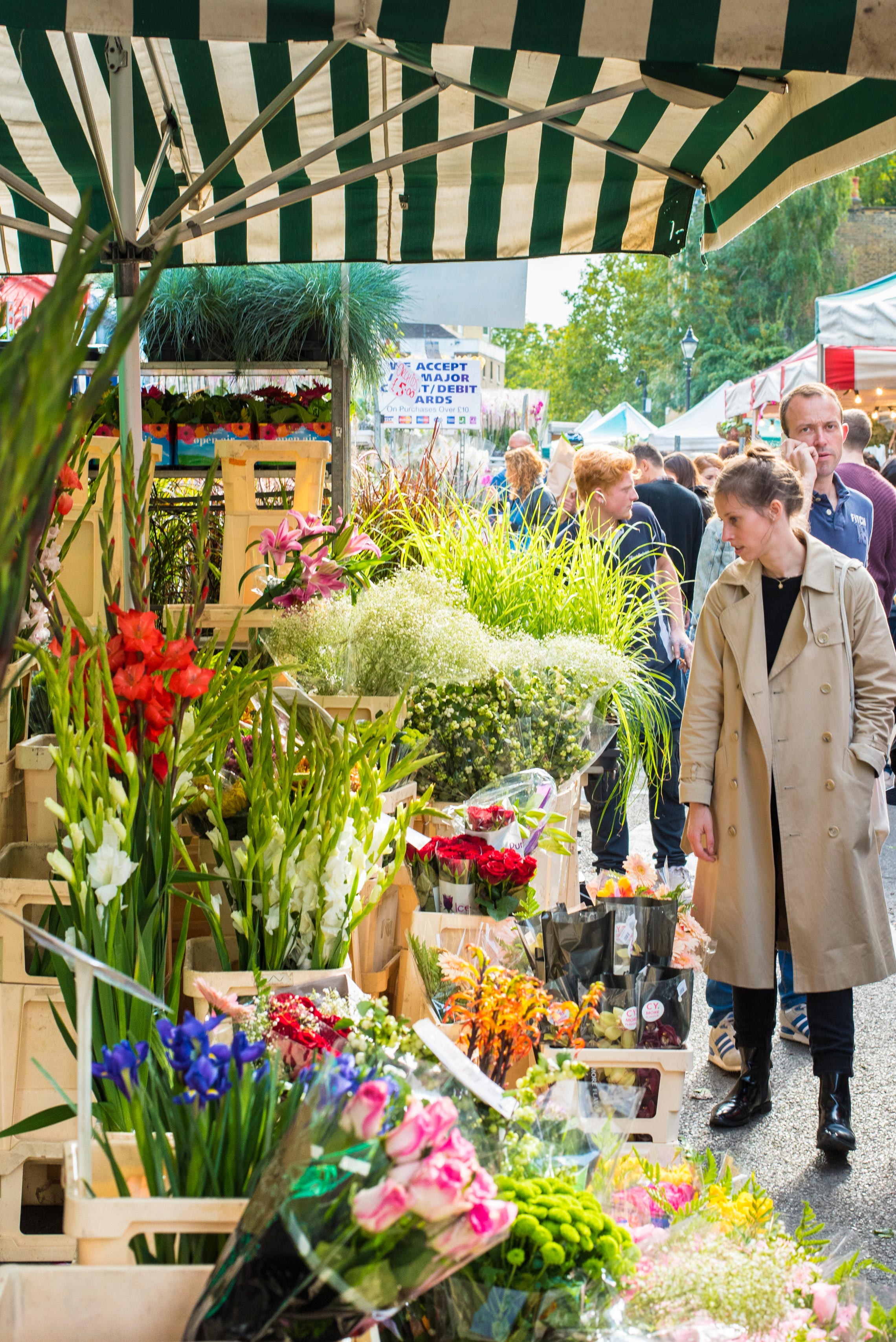 3 Days in London, Columbia Road Flower Market