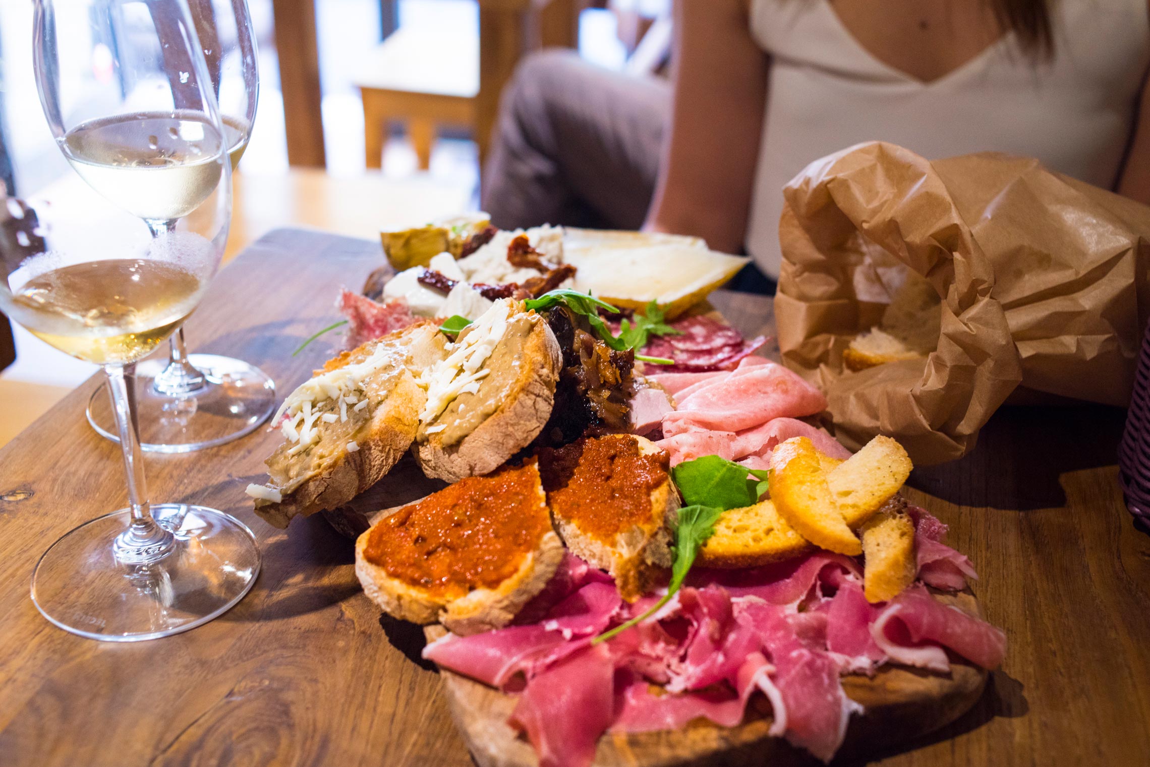 Rome Food Diary, Meat and cheese platter