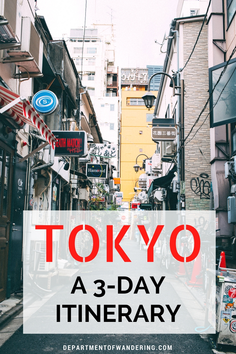 3 Days in Tokyo Itinerary