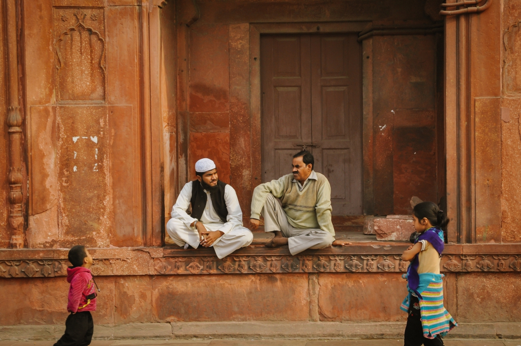 Men at Jama Maskid