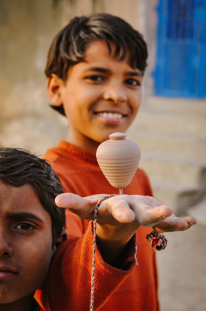 Meeting the locals, India