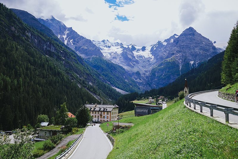 Picnic spot in the Alps