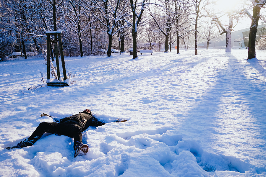 Fresh snow in Berlin