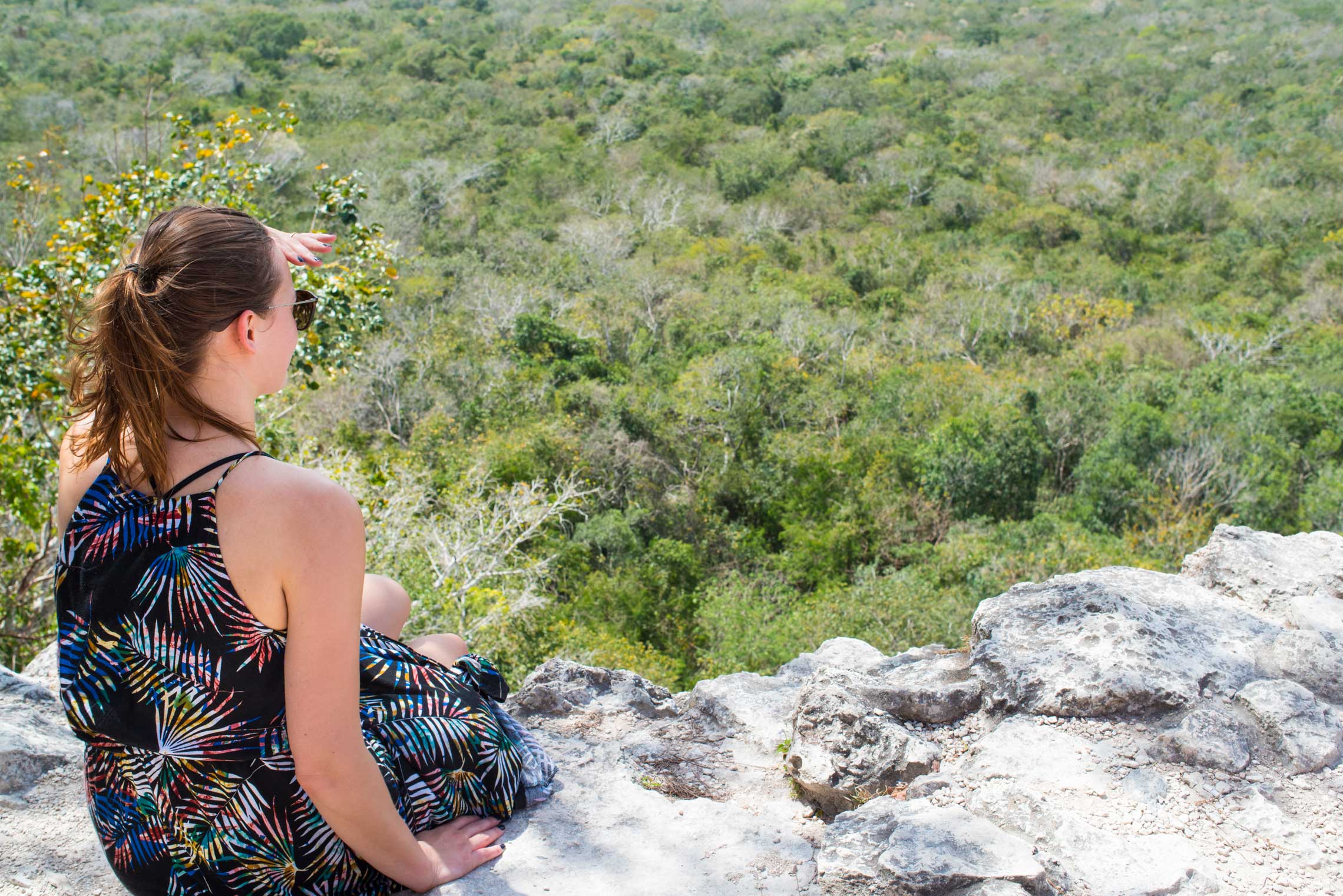 Coba, Tulum, Top of Pyramid