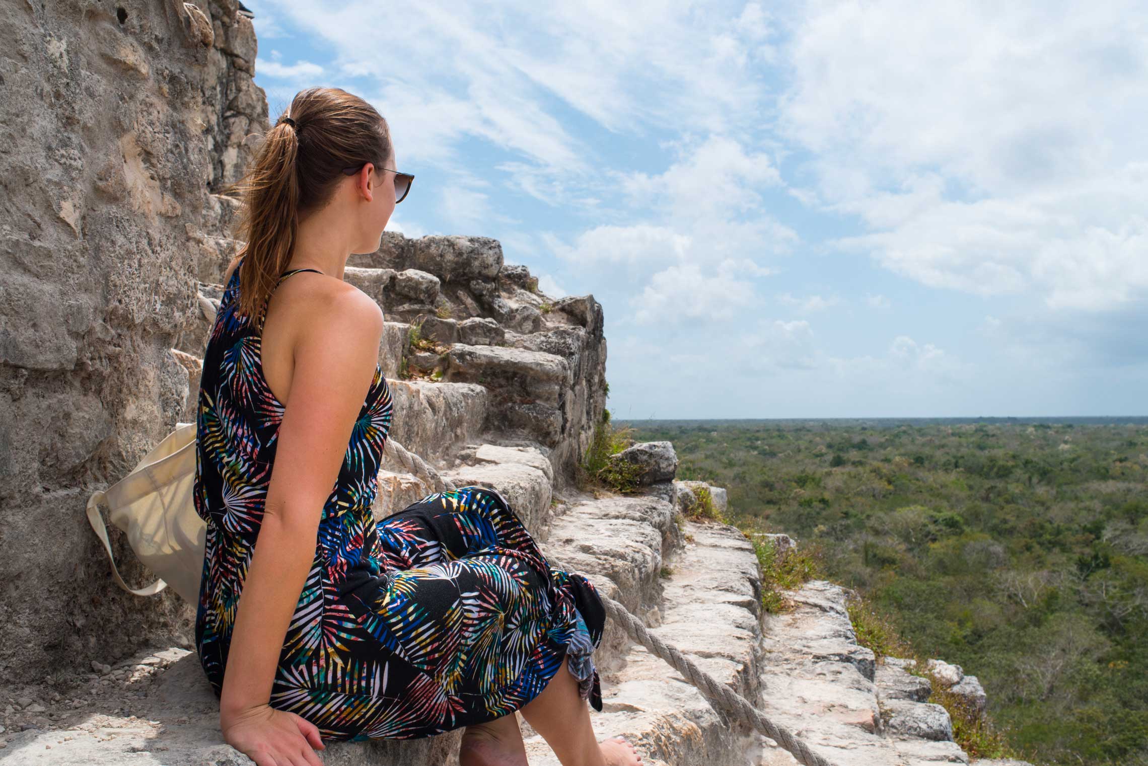 Coba, Tulum, Top of Pyramid